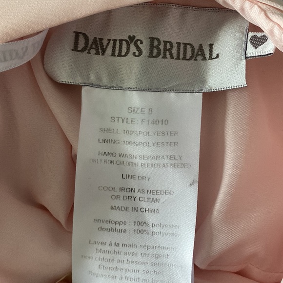 David’s Bridal One Shoulder Dress - Picture 4 of 5